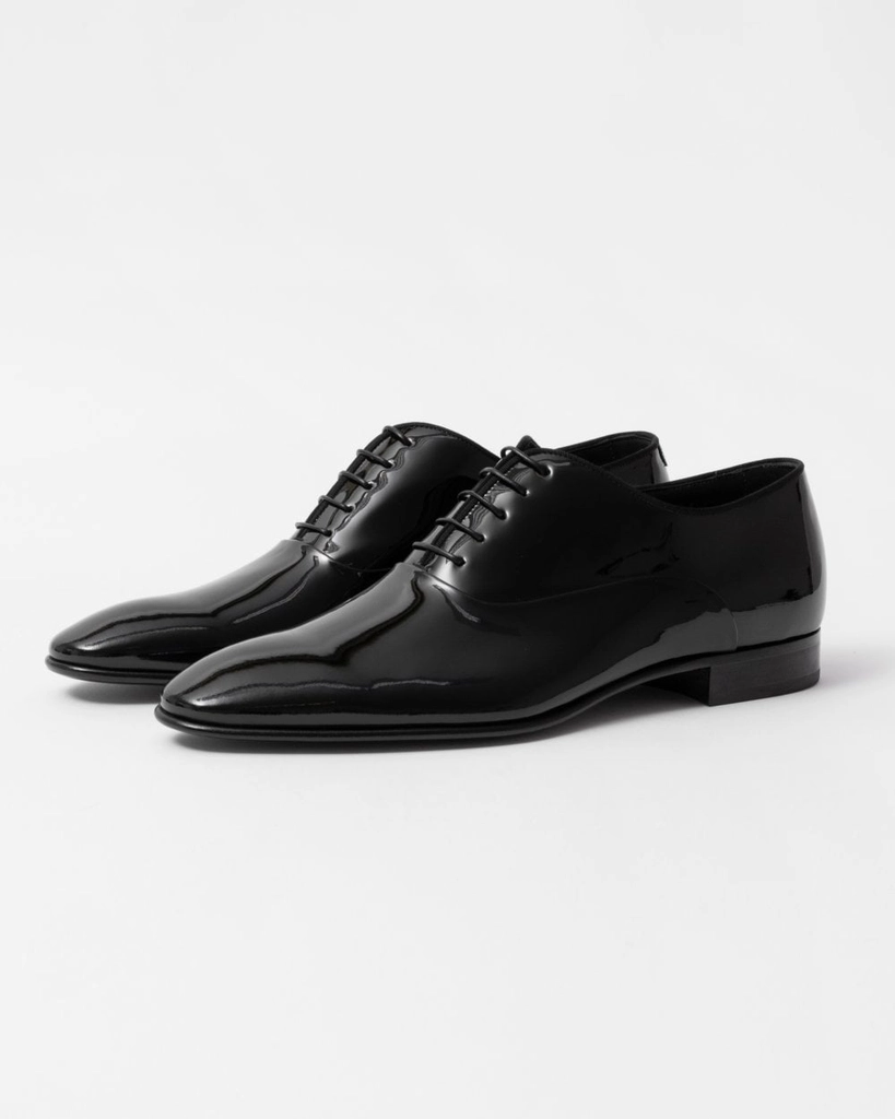 Hugo Boss Mens Leather Oxford Shoes With Lining NOS - Black - Size UK 10